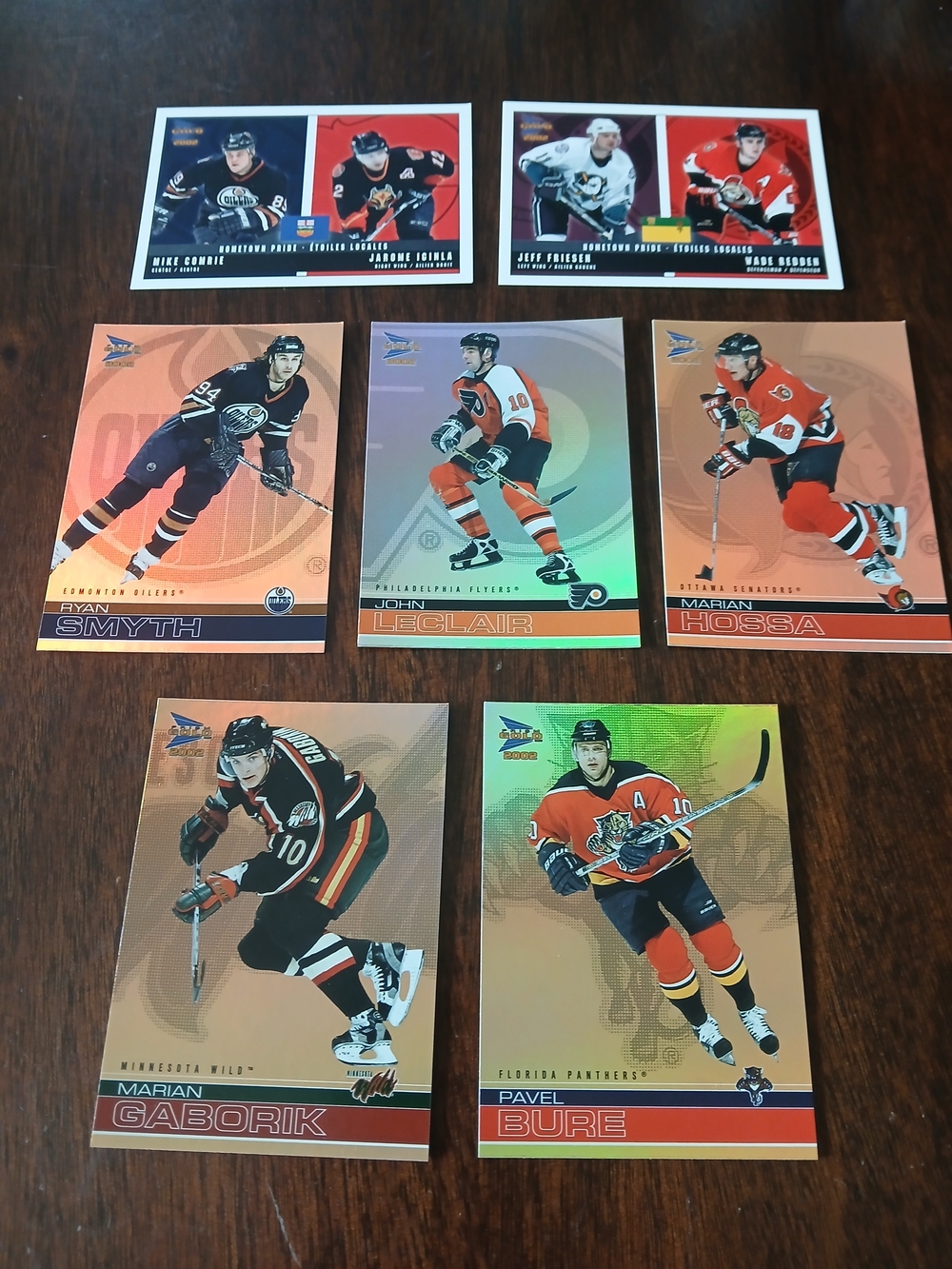 Pacific 2002-03 NHL Hockey Trading Cards Pack - Gold Edition Mcdonalds Cards
